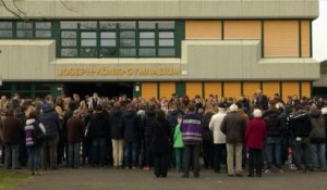 Minute de silence au lycée allemand décimé par la catastrophe de Germanwings