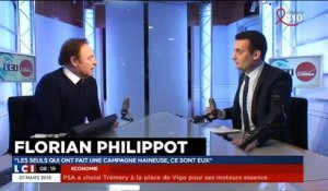 Florian Philippot explique le refus de Nicolas Sarkozy de ne pas débattre avec Marine Le Pen