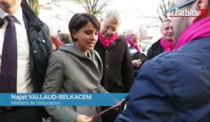 Najat Vallaud-Belkacem soutient les candidats PS à Argenteuil