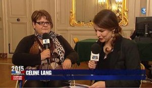 Réaction de Edith Erre (FN) élue dans le canton de Vitry-Le-François, Champagne et Der dans la Marne