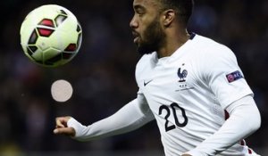 Réaction de Lacazette après France - Danemark (2-0)