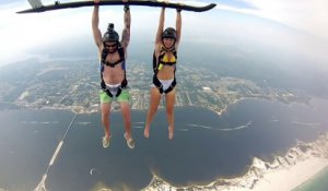 Saut en parachute depuis un Helicoptère : Skydiving impressionnant