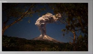 Le Volcán de Fuego au Guatemala en éruption