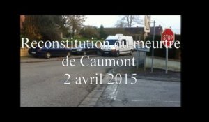 Reconstitution de meutre à Caumont
