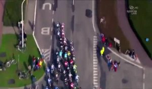 Cyclisme - Impressionnante chute au Grand Prix de l'Escaut