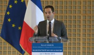 Archive - Benoît Hamon présente le bilan d'action 2013 de la DGCCRF
