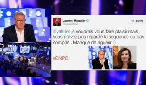 People : le clash continue entre Ruquier et Trierweiler