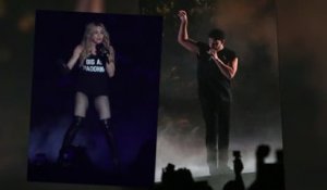 Madonna embrasse Drake à Coachella, qui fait la grimace