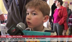 Salon du livre de Verdun - Interview de Evan, jeune spectateur