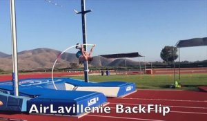 Saut à la perche : Renaud Lavillenie réalise un salto en passant la barre
