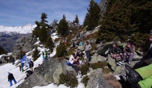 Le Winter Festislack 2015 : de la Slackline dans les Alpes avec un cadre fabuleux