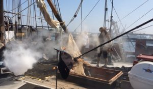 Nicolas Le Floch en tournage à Saint-Malo