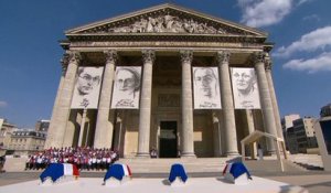 Cérémonie d’hommage solennel de la Nation à P. Brossolette, G. de Gaulle-Anthonioz, G. Tillion et J. Zay