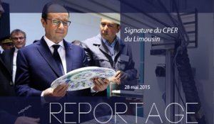[REPORTAGE] Signature du contrat de plan Etat-Région limousin