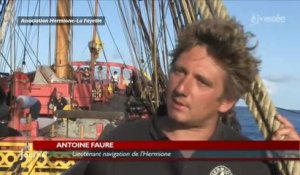 Frégate Hermione : La Traversée dans l'Atlantique (Vendée)