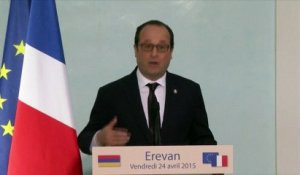 Hollande appelle Poutine à "aller de l'avant" dans l'application des accords de Minsk