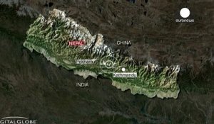 Puissant séisme au Népal