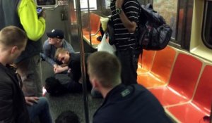 Policier suédois en vacances VS bagarre dans le métro de New York : leçon de combat!
