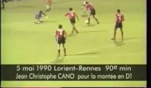 05/05/90 : Jean-Christophe Cano (90') : Lorient - Rennes (0-2)