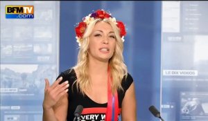 Inna Shevchenko :"Les Femen ont été violemment agressées par des inconnus" lors de leur opération contre le FN