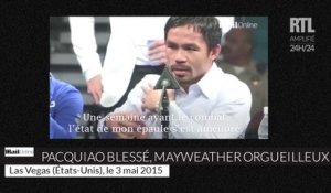 Les boxeurs Floyd Mayweather et Manny Pacquiao reviennent sur leurs blessures après le combat du siècle