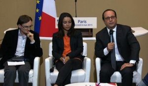 Table ronde avec huit jeunes Français au Conseil économique, social et environnemental (CESE)