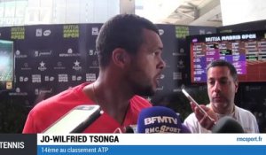 "Je suis encore loin de ce niveau " Jo-Wilfried Tsonga