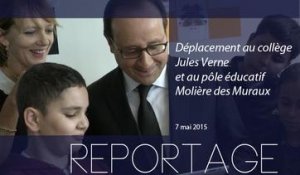 [REPORTAGE] Déplacement au collège Jules Verne et au pôle éducatif Molière des Mureaux