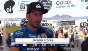 WSL - Oi Rio Pro : Interview Jérémy Florès (Round 1)