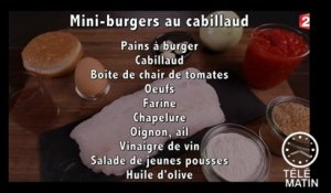 Gourmand - Minis-burgers au cabillaud