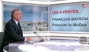 François Bayrou, invité des 4 Vérités sur France 2 - 130515
