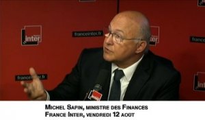 "La France est en reprise de croissance", assure Michel Sapin