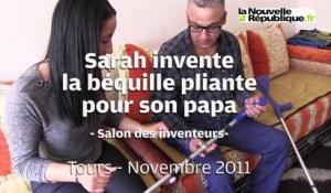 VIDEO. Tours : sarah invente la béquille pliante