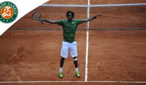 Temps forts G. Monfils - P. Cuevas Roland-Garros 2015 / 3e tour