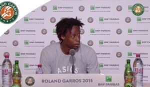 Conférence de presse Gaël Monfils Roland-Garros 2015 / 3e tour