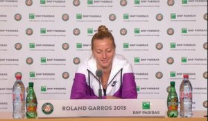 Roland-Garros - Kvitova : "Mon meilleur match"