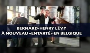 Bernard-Henry Lévy à nouveau «entarté» en Belgique