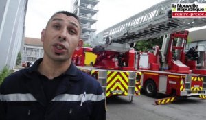 VIDEO. Poitiers. Une nouvelle échelle et des nouveaux casques pour les pompiers de la Vienne