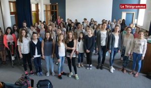 Saint-Brieuc. Le collège Anatole-Le Braz à la Passerelle après le Panthéon