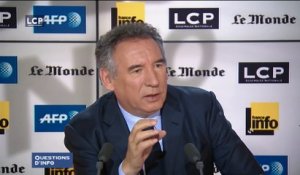 François Bayrou, invité de Questions d'info sur LCP - 030615