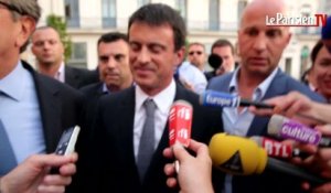 Congrès du PS : La sécurité de Manuel Valls débordée par les journalistes