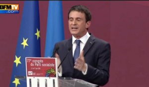 Valls au congrès du PS: "Nous étions Tous Charlie le 11 janvier!"