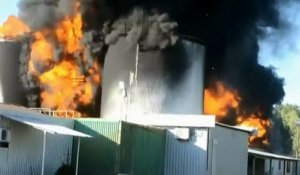Ukraine : le gigantesque incendie d'un dépôt pétrolier près de Kiev fait plusieurs morts