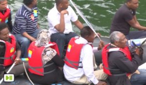 Un bateau de réfugiés débarque au Parlement Européen