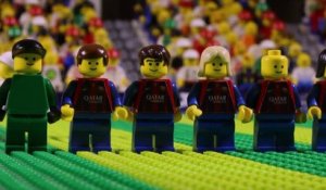 La finale Barca-Juve reproduite en Lego !