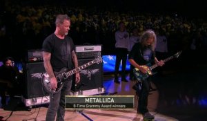 Metallica joue l’hymne américain avant le match 5 entre Golden State et Cleveland