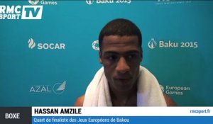 Jeux Européens : Amzile s'arrête en quart