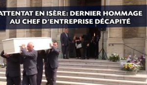 Attentat en Isère: Dernier hommage au chef d'entreprise décapité