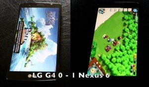 LG G4 vs Nexus 6 : speed-test