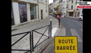 VIDEO. Châtellerault : Grand'rue de Châteauneuf, ne coupez pas !